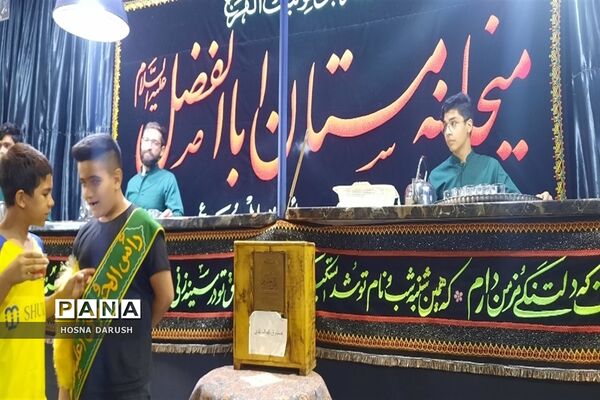 پذیرایی موکب‌های شب‌های محرم در شهرک غرب مشهد