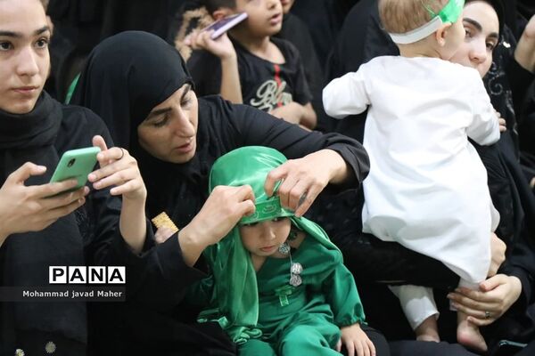 برگزاری مراسم شیرخوارگان حسینی در شهرستان‌قدس