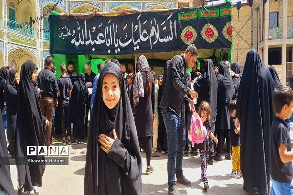 برگزاری مراسم شیرخوارگان حسینی در شهرستان‌قدس