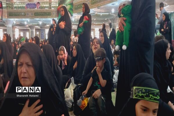 برگزاری مراسم شیرخوارگان حسینی در شهرستان‌قدس