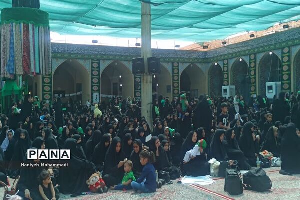 اجتماع بزرگ شیرخوارگان حسینی در امامزاده عبدالله بافق