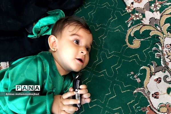 اجتماع شیرخوارگان حسینی در مصلی نماز جمعه شهرستان‌قرچک