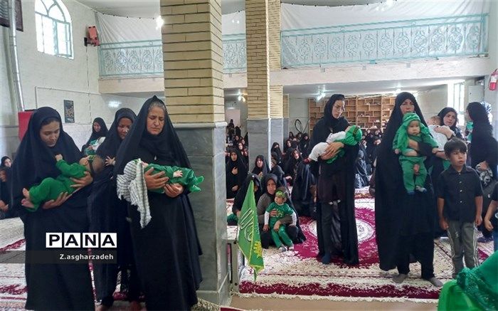 برگزاری همایش شیرخوارگان حسینی در مرغملک