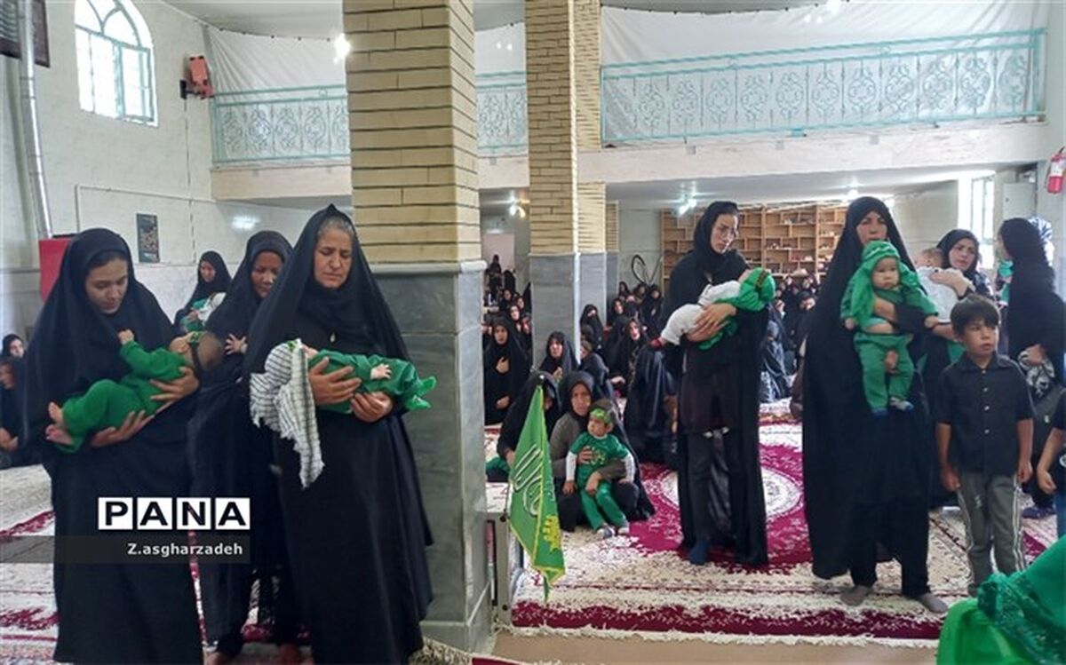 برگزاری همایش شیرخوارگان حسینی در مرغملک