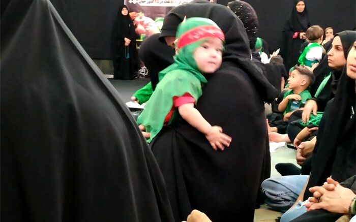 برگزاری مراسم شیرخوارگان حسینی در مسجد محمد رسول الله(ص) شهرضا/ فیلم