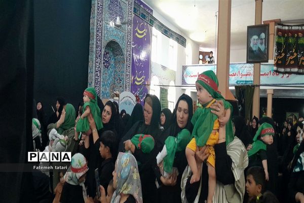 همایش شیرخوارگان حسینی در شهرستان بام و صفی آباد