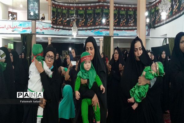 همایش شیرخوارگان حسینی در شهرستان بام و صفی آباد