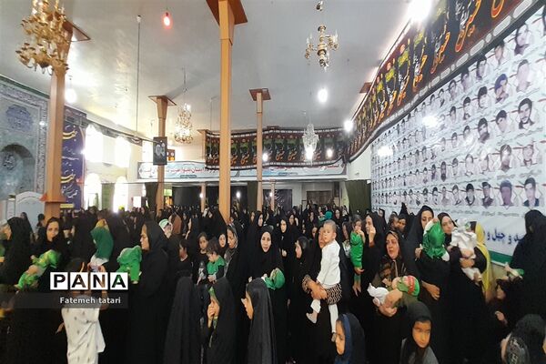 همایش شیرخوارگان حسینی در شهرستان بام و صفی آباد