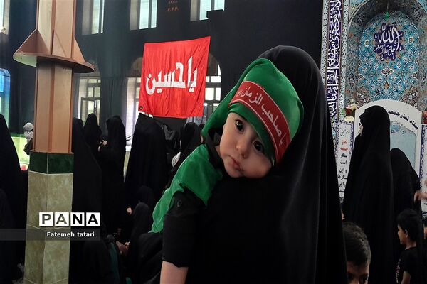 همایش شیرخوارگان حسینی در شهرستان بام و صفی آباد