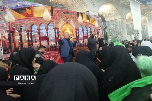 اجتماع شیرخوارگان حسینی در امامزاده سید حمزه(ع)  کاشمر