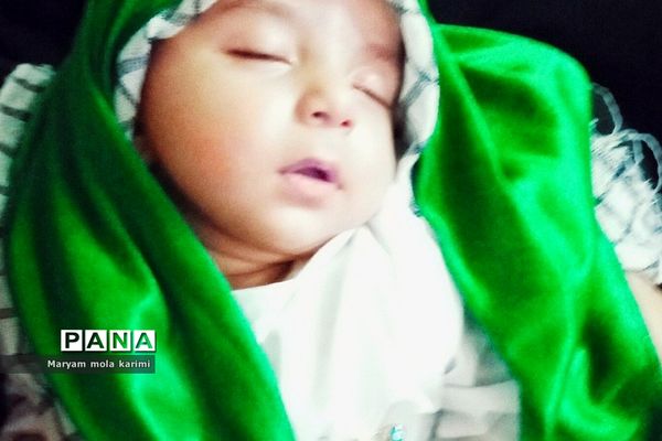 مراسم شیرخوارگان حسینی در مسجد محله قاضی دماوند