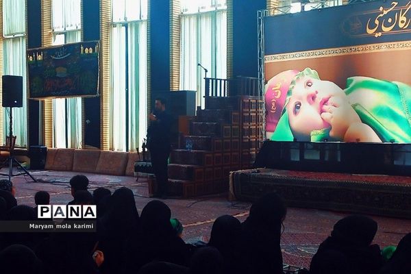 مراسم شیرخوارگان حسینی در مسجد محله قاضی دماوند