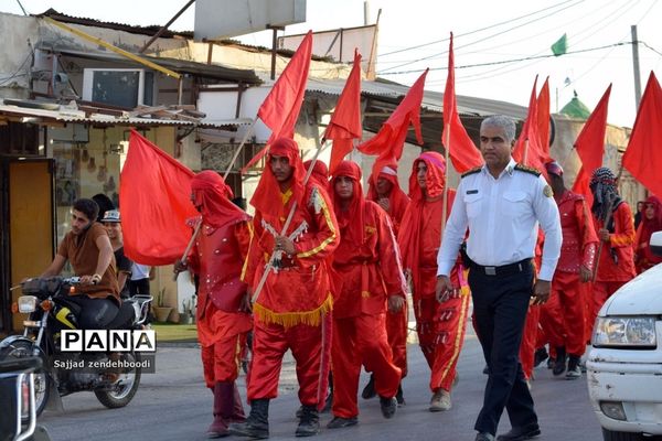 برگزاری مراسم تعظیم محرم در اهرم