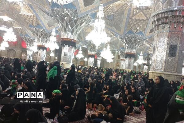 مراسم شیرخوارگان حسینی در حرم مطهر امام رضا (ع)