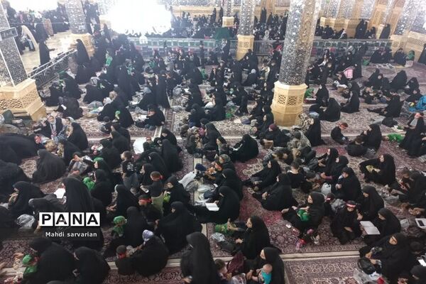 مراسم شیرخوارگان حسینی در حرم مطهر امام رضا (ع)