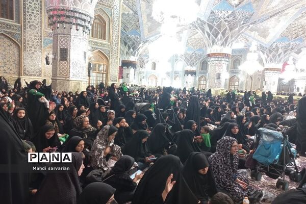 مراسم شیرخوارگان حسینی در حرم مطهر امام رضا (ع)