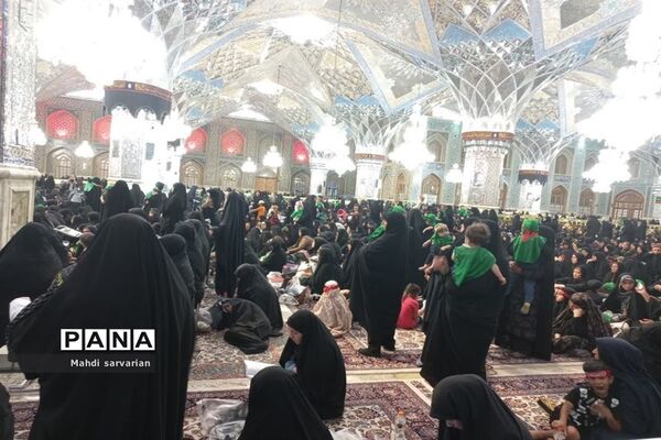 مراسم شیرخوارگان حسینی در حرم مطهر امام رضا (ع)