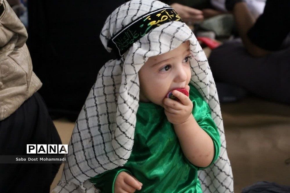 مراسم باشکوه شیرخوارگان حسینی در مصلی سمنان