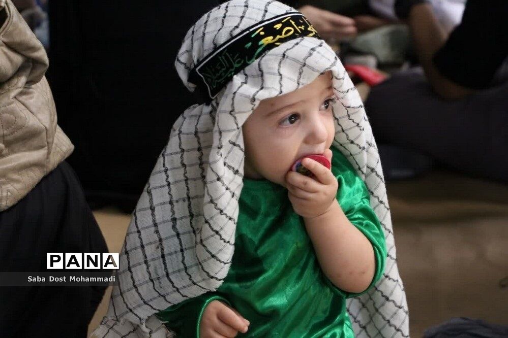 مراسم باشکوه شیرخوارگان حسینی در مصلی سمنان
