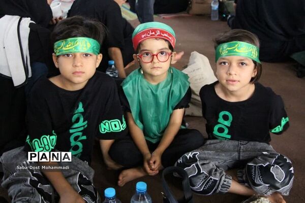 مراسم باشکوه شیرخوارگان حسینی در مصلی سمنان