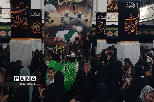 مراسم شیرخوارگان حسینی در پارسیان