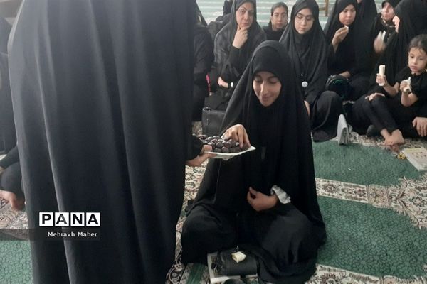 عزاداری دختران شهر قدسی در مدرسه محمد رسول‌ الله(ص)