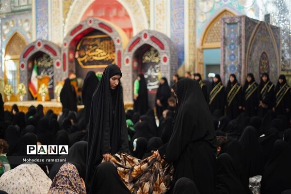اجتماع عظیم شیرخوارگان حسینی در حرم مطهر