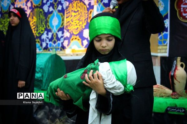 مراسم شیرخوارگان حسینی در شهرستان تنگستان