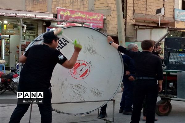 برگزاری مراسم سوگواری امام حسین (ع) در شهرستان بن