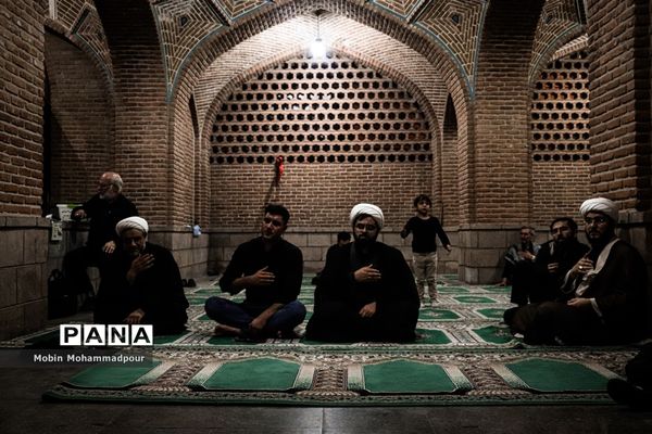 مراسم سوگواری اباعبدالله الحسین (ع) در مسجد کبود تبریز