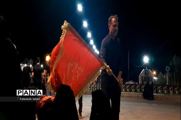 ‌اجتماع بزرگ هیات عزاداری شهر صفی‌آباد در شب هشتم محرم