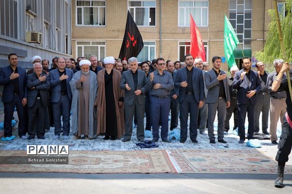 عزاداری کارکنان آموزش و پرورش آذربایجان غربی