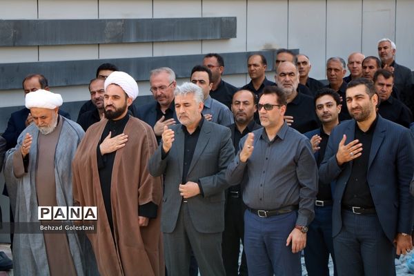 عزاداری کارکنان آموزش و پرورش آذربایجان غربی