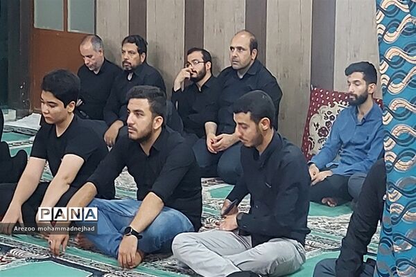 مراسم عزاداری در آموزش و پرورش شهرستان قرچک