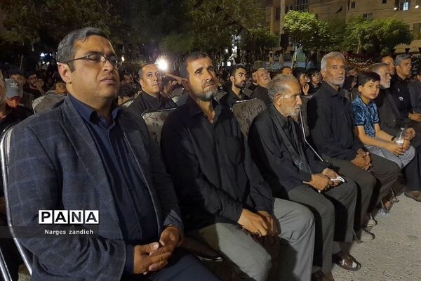 برگزاری مجلس سوگواری سیدالشهدا در بوستان پوریای ولی ملارد