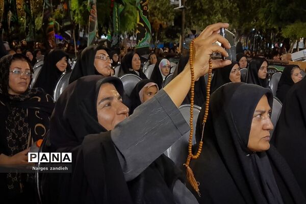 برگزاری مجلس سوگواری سیدالشهدا در بوستان پوریای ولی ملارد