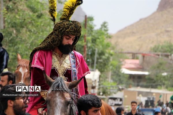 مراسم عزاداری و تعزیه‌خوانی دهه اول محرم در روستای ده بالای تفت