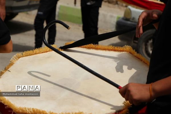 مراسم عزاداری و تعزیه‌خوانی دهه اول محرم در روستای ده بالای تفت