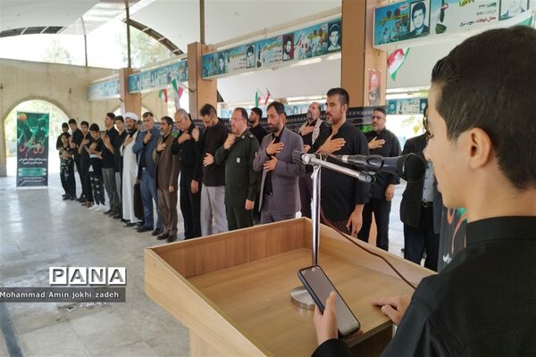 اجتماع عاشورایی سوگواره احلی‌ من‌ العسل نوجوانان نسل‌ قاسم رباط‌ کریم