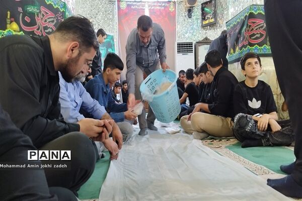 اجتماع عاشورایی سوگواره احلی‌ من‌ العسل نوجوانان نسل‌ قاسم رباط‌ کریم