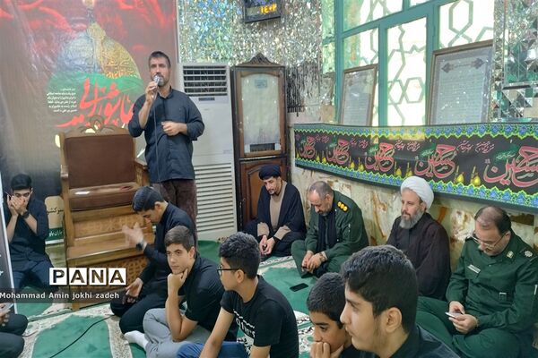 اجتماع عاشورایی سوگواره احلی‌ من‌ العسل نوجوانان نسل‌ قاسم رباط‌ کریم