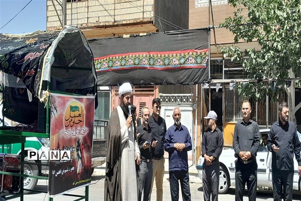 یازدهمین سوگواری احلی من العسل در شهرستان بام و صفی‌آباد