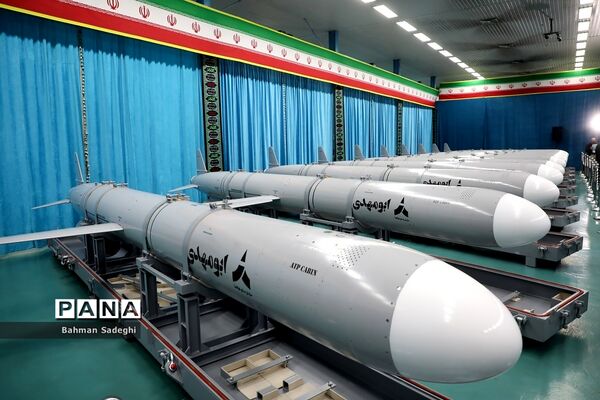 آیین الحاق موشک کروز دریایی ابومهدی به نیروی دریایی ارتش و سپاه