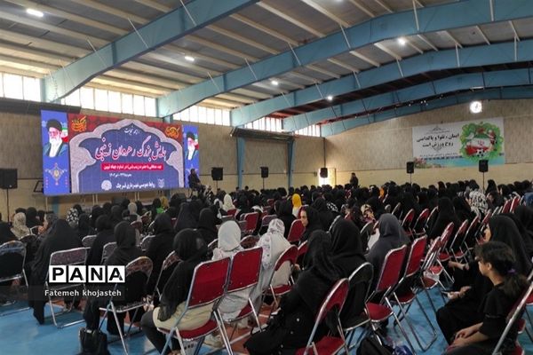 همایش بزرگ رهروان زینبی در شهرستان‌قرچک