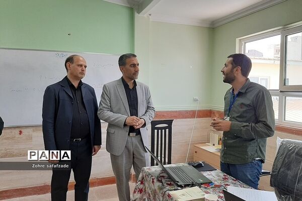 بازدید ناظران استانی از کانون ارزیابی و مصاحبه آزمون استخدامی آموزگاران منطقه رودهن