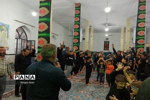 مراسم ششمین شب عزاداری سیدالشهدا(ع) در جعفرآباد قم