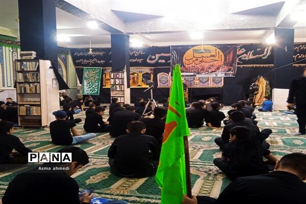 برگزاری مراسم سوگواری احلی من العسل در شهرستان بن