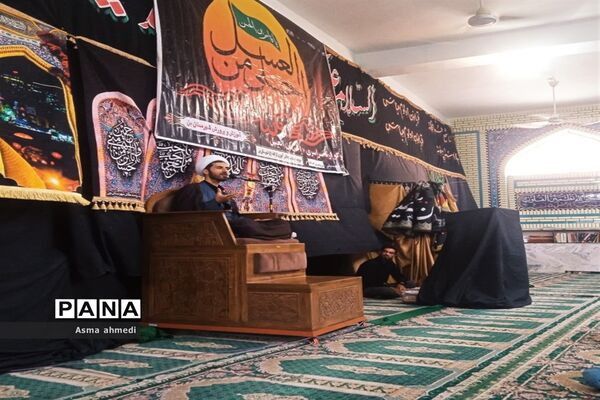 برگزاری مراسم سوگواری احلی من العسل در شهرستان بن