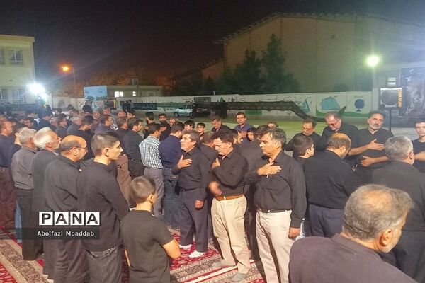 هیئت فرهنگیان کاشمر در شب هفتم محرم