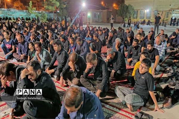 هیئت فرهنگیان کاشمر در شب هفتم محرم